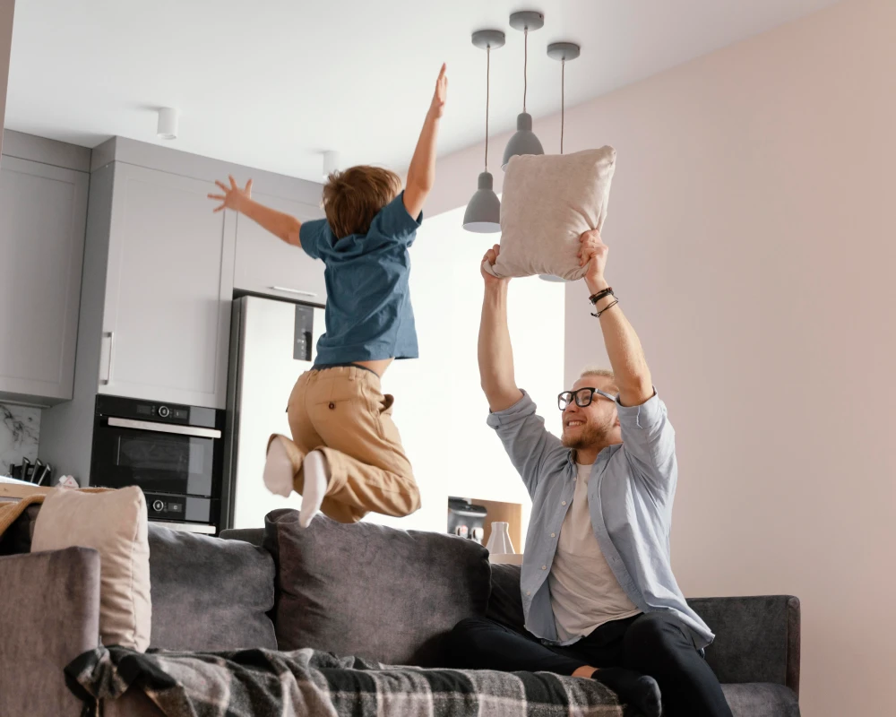 rustic wood sideboard