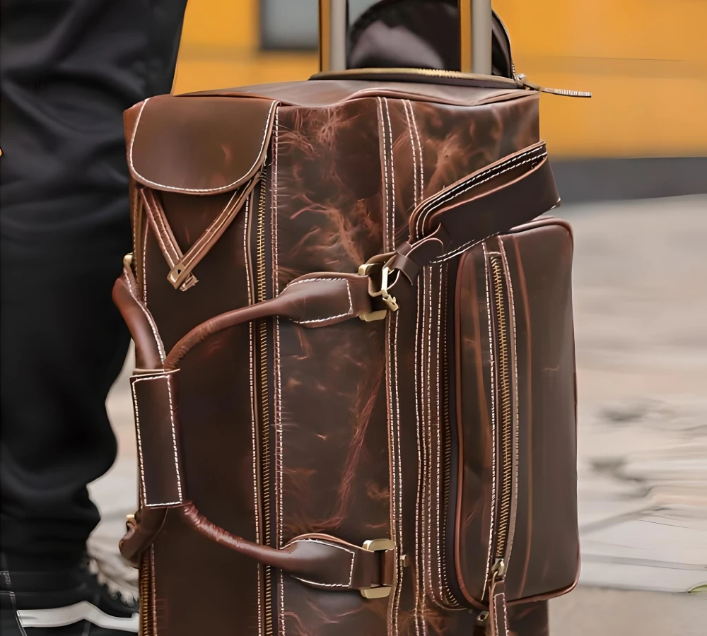 leather carry on travel bags